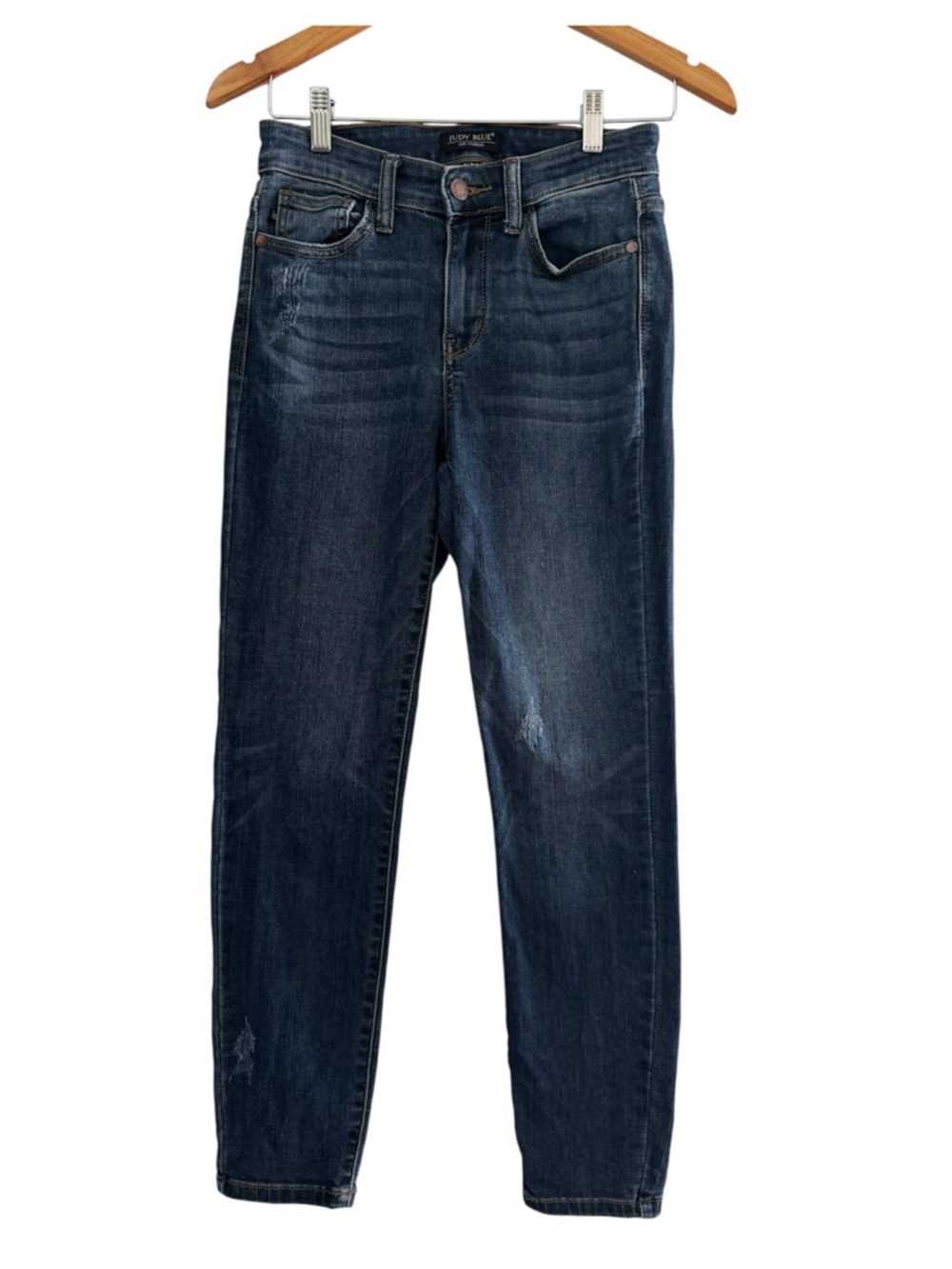 Judy Blue Jeans Relaxed Fit Dark Wash Stretch Denim Size 25